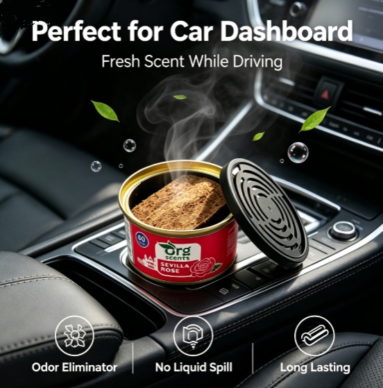 Pengharum Mobil Padat 42g, Pen - Home Fragrance Logo ulasan dan harga